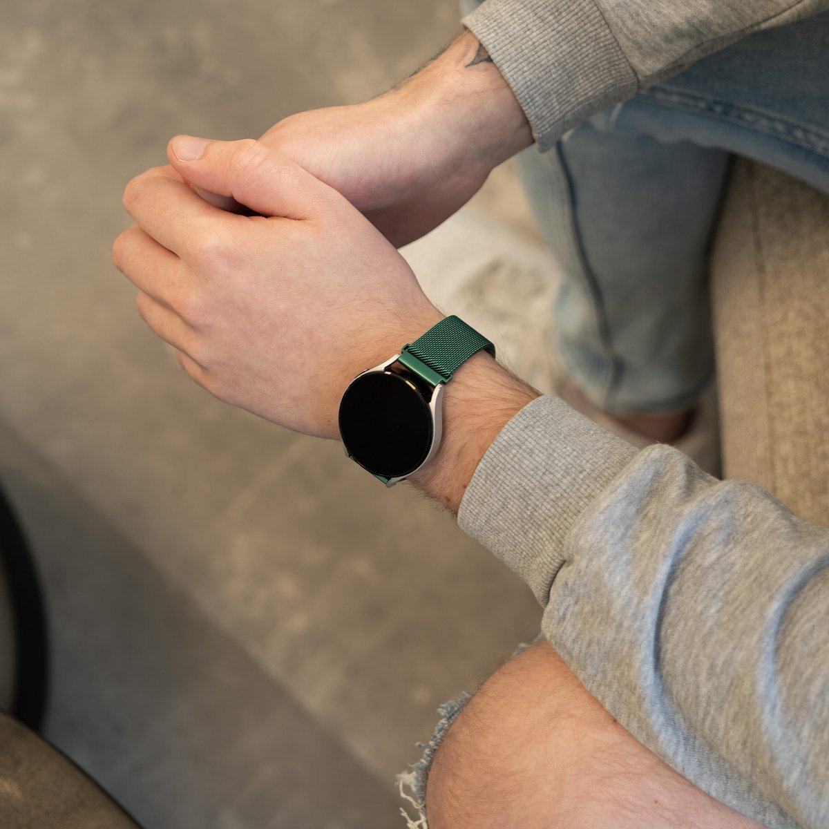Samsung Galaxy Watch 5 40mm Milanese Strap (Green)