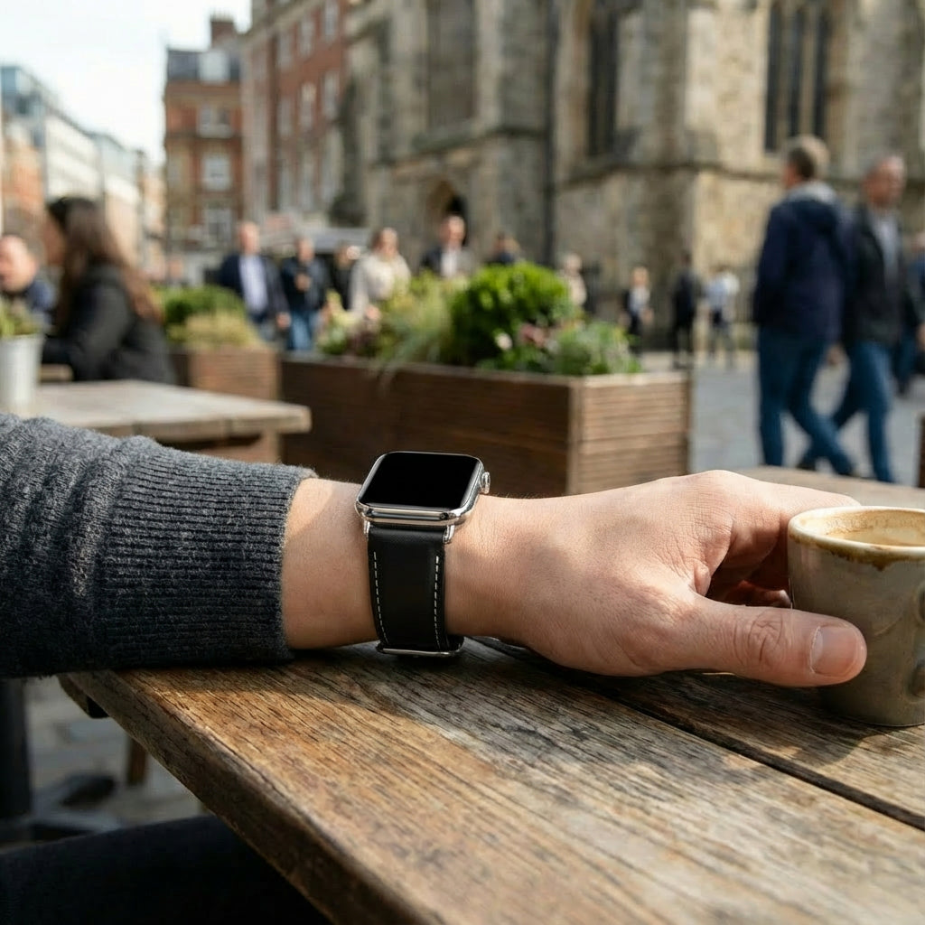 Redmi Watch 5 Leather Strap (Black)