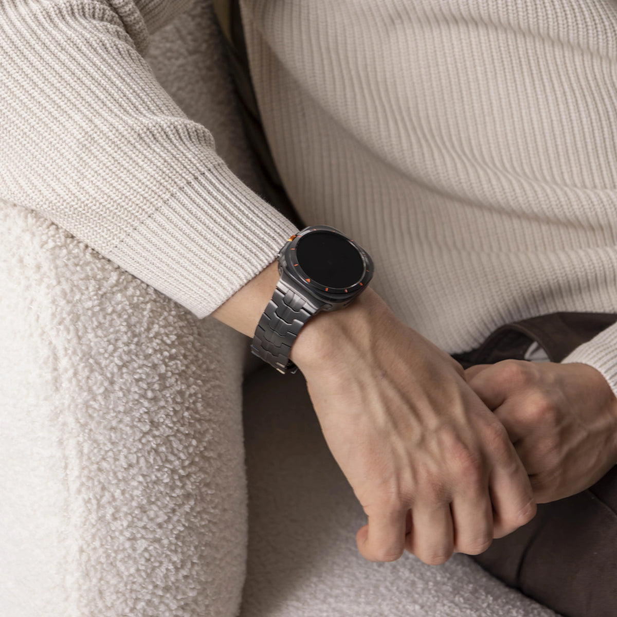 Bracelet titane 'Iron' Samsung Galaxy Watch Ultra 2 (graphite)