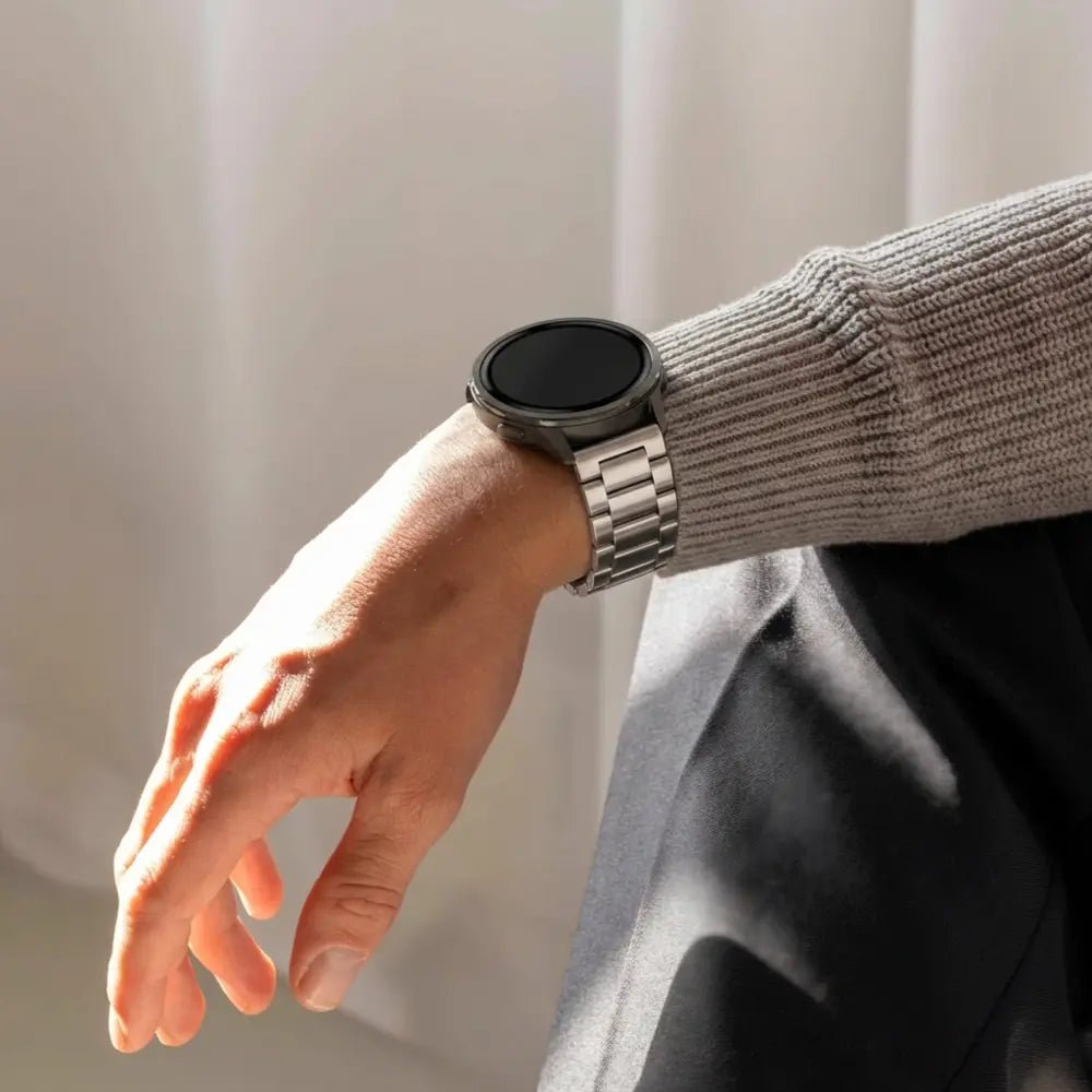 Bandz Garmin Venu 3s Stahlarmband 'Classic' (Silber)