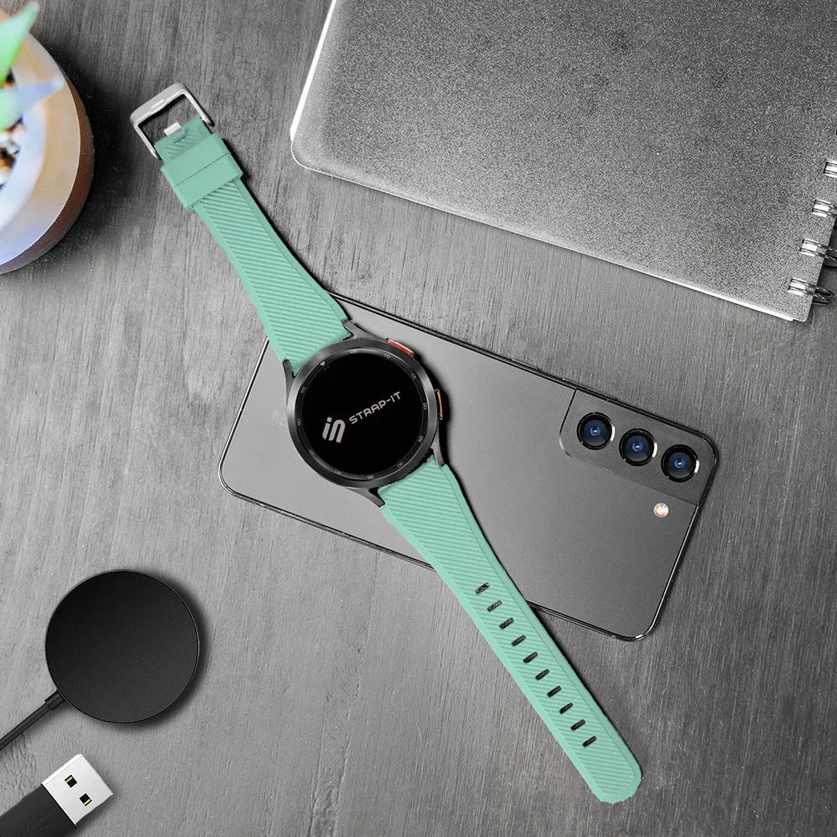 Gard Pro Ultra 2+ Twill Silicone Strap (Aqua)