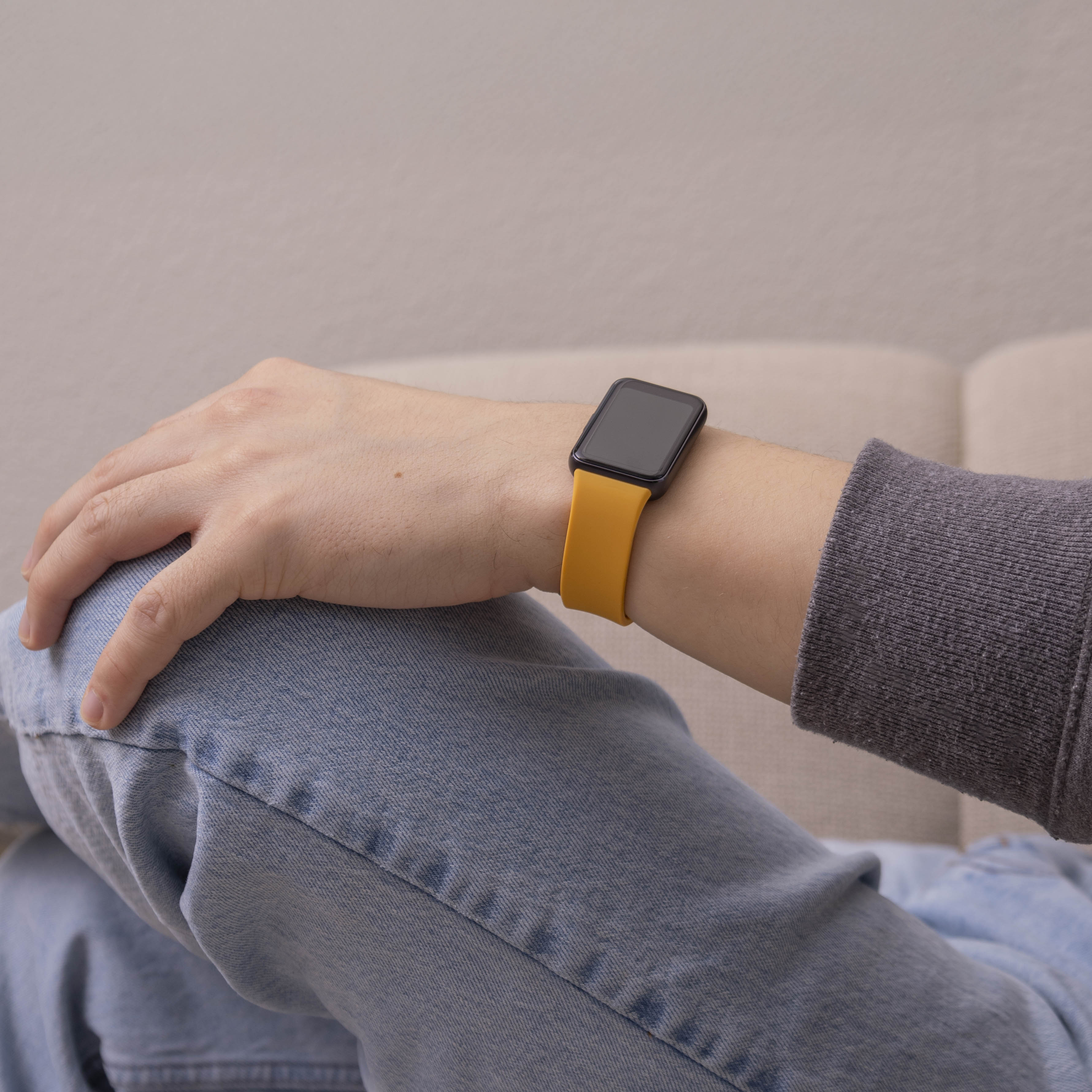 Samsung Galaxy Fit 3 siliconen bandje (geel)