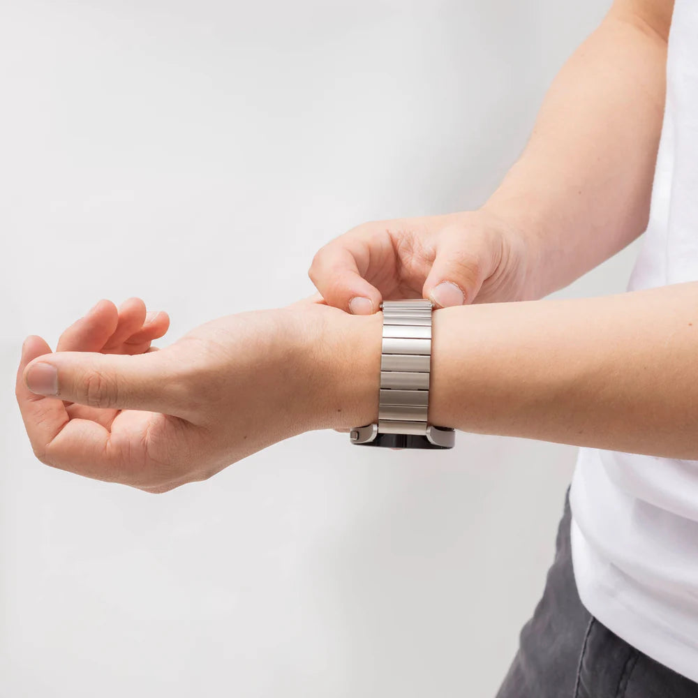 Amazfit Bip U (Pro) Metalarmband (Silber)