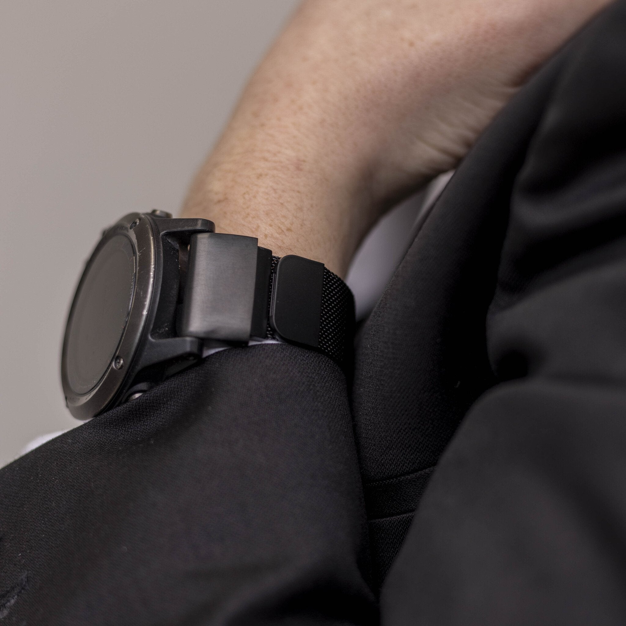 Amazfit T-Rex Ultra 2 Milanese Strap (Black)