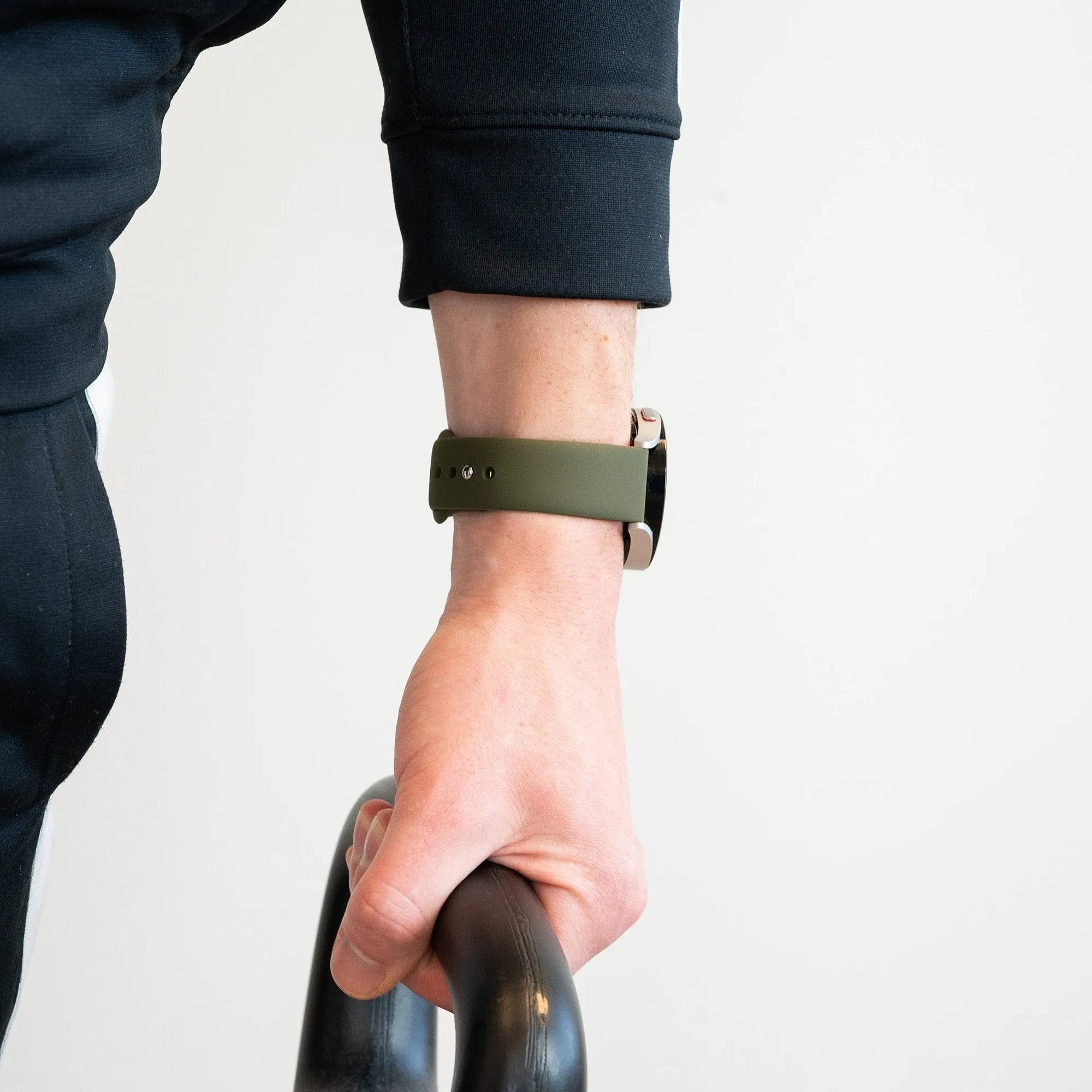 Bandz Bracelet sport "Deluxe" Polar Ignite 3 (vert olive)