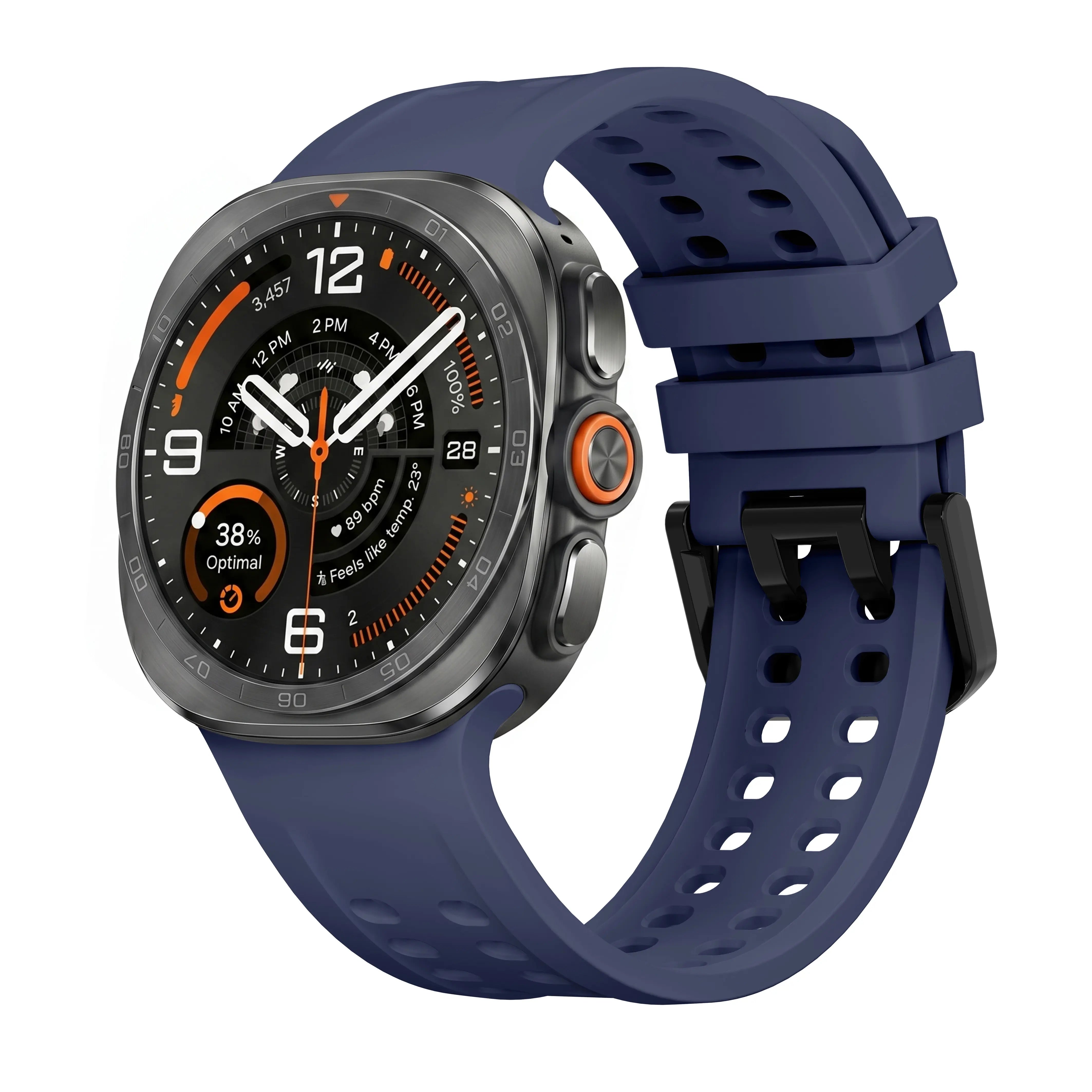 Samsung Galaxy Watch Ultra Silikonarmband (Dunkelblau)