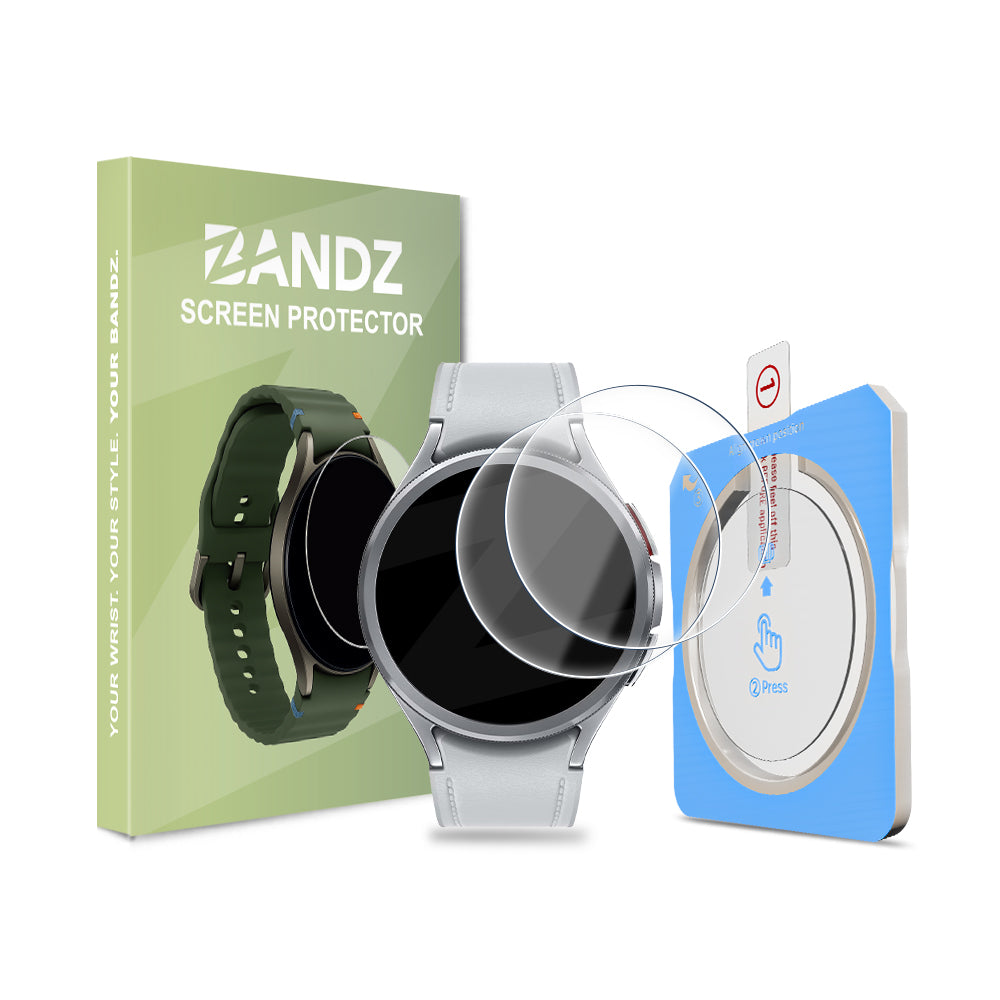 Bandz Protector pantalla con One-Click Tool Samsung Galaxy Watch 6 Classic 47mm