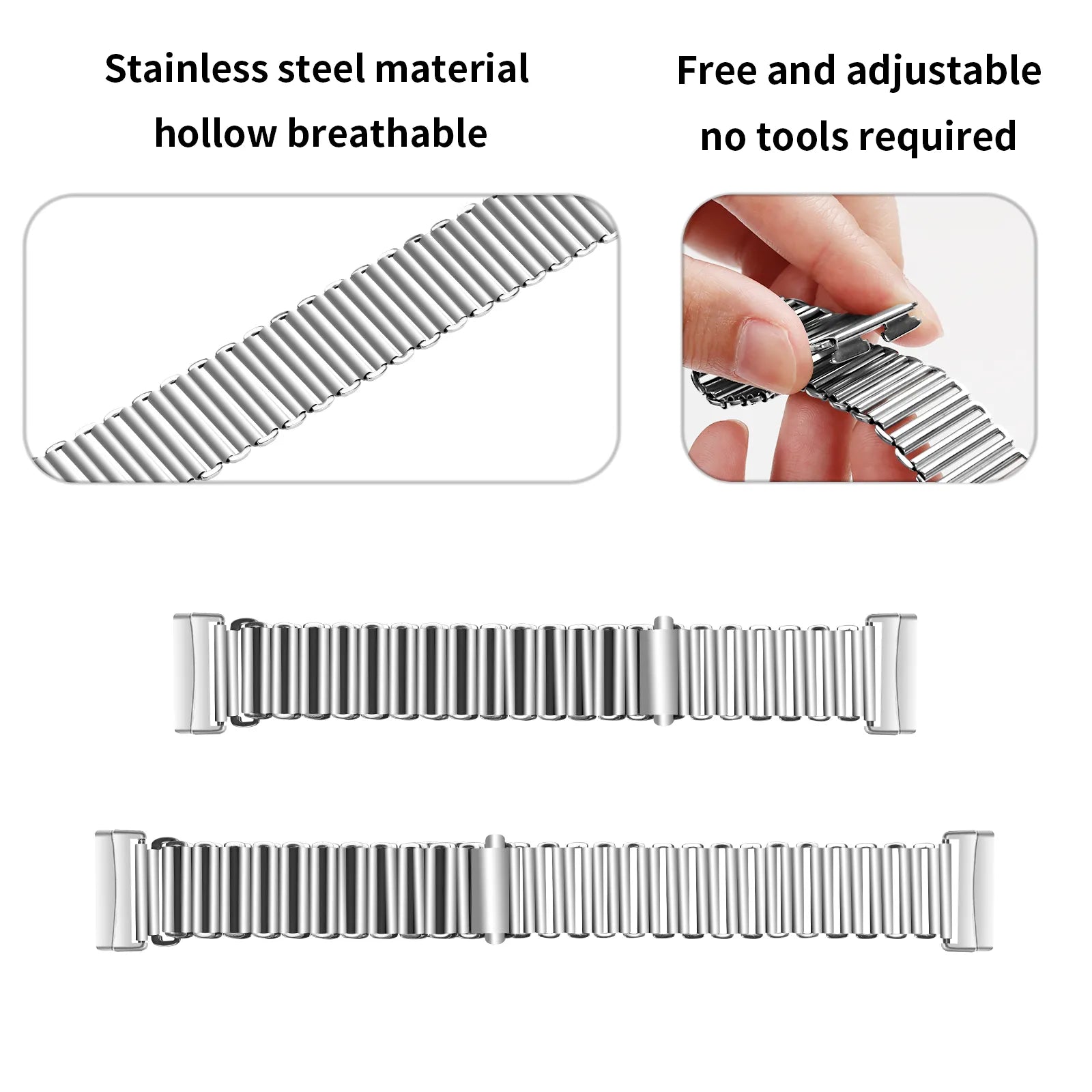 Steel Loop Strap, silver, promotional banner