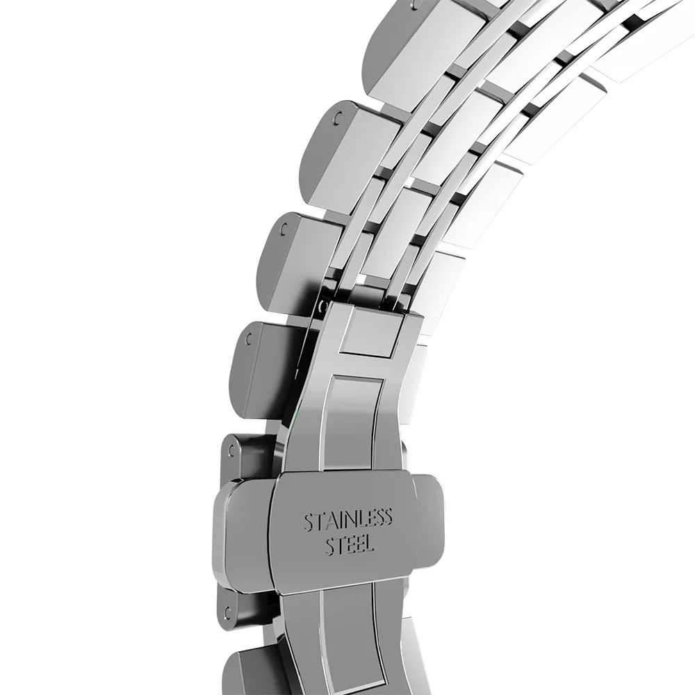 Steel Link Strap 'Duo', silver, promotional banner