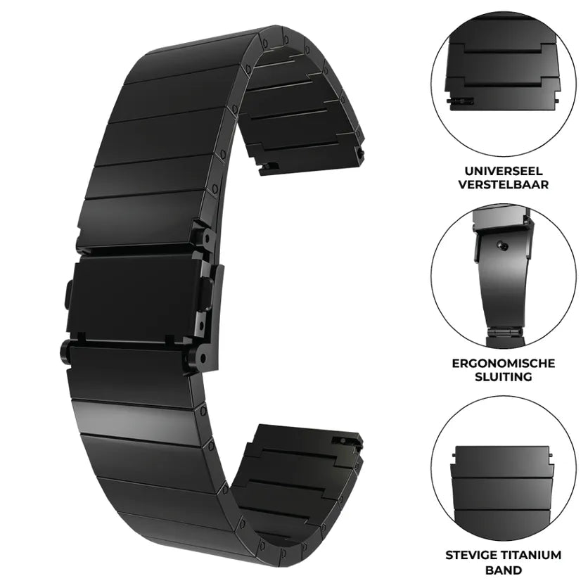 Huawei Watch Ultimate luxus Titanarmband (Schwarz)
