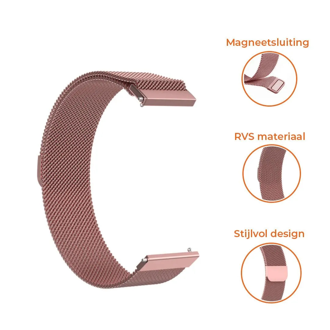 Milanese Strap, pink, infographic (USP banner)