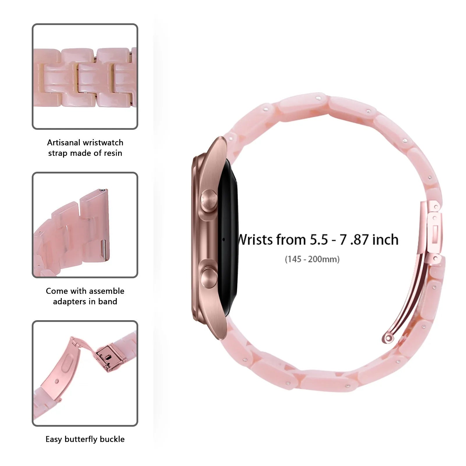 Amazfit Active Resin Strap (Pink)