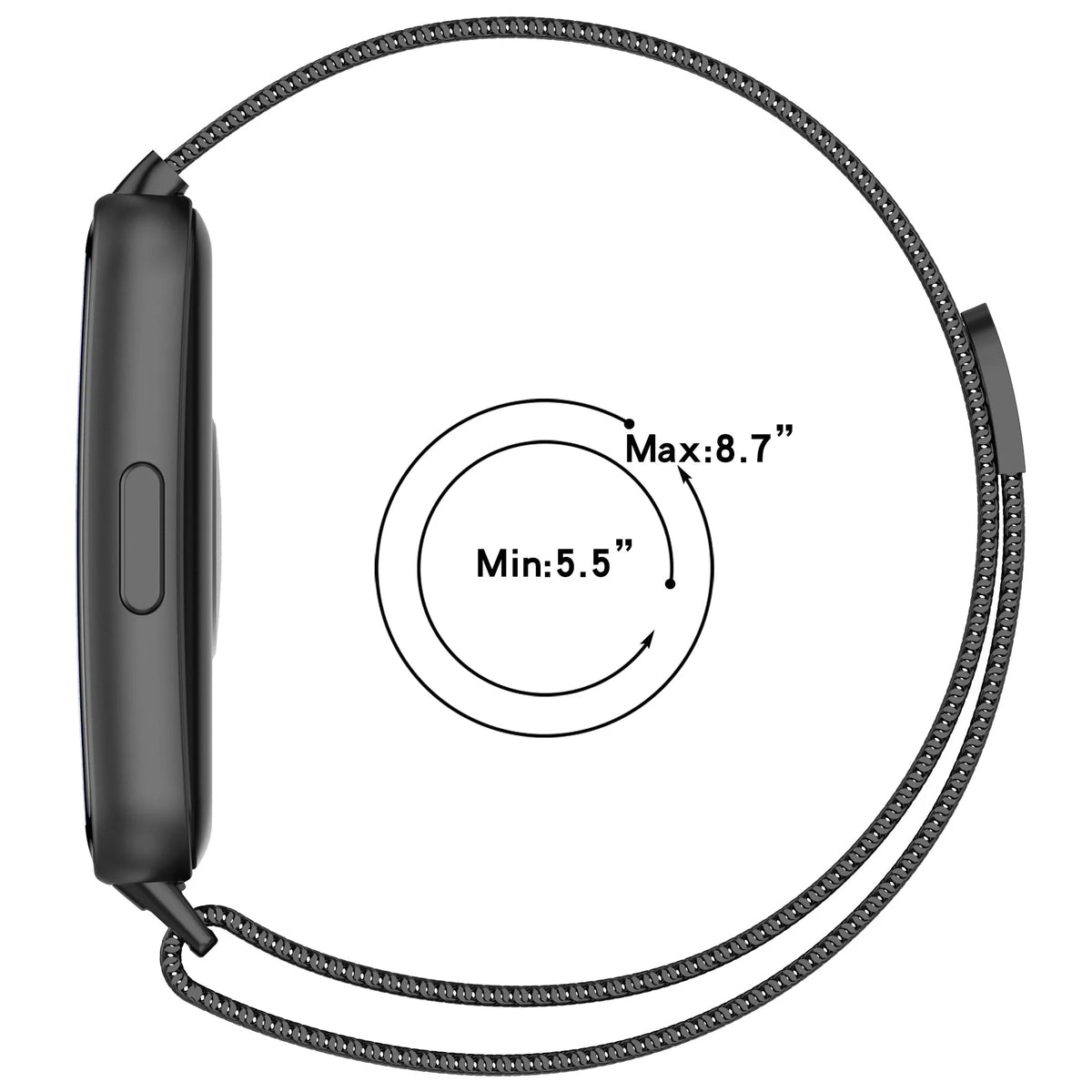 Huawei Band 11 Pro Milanese Strap (Black)