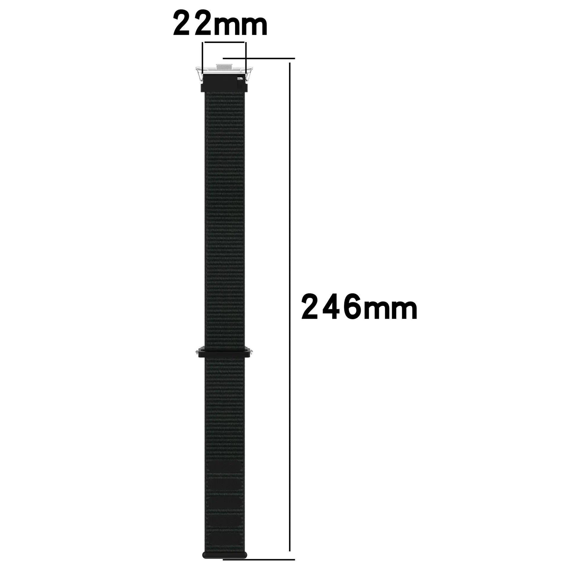 Redmi Watch 6 nylon band (zwart)