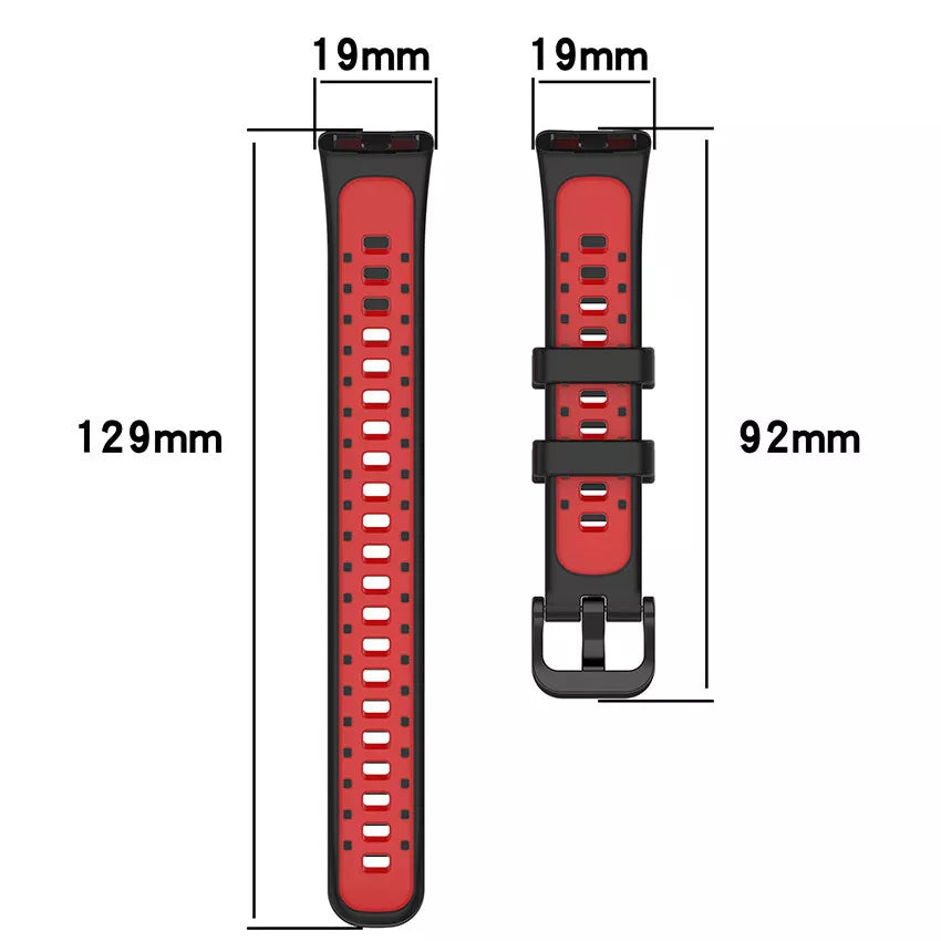 Huawei Band 10 Sportarmband (Schwarz/Rot)