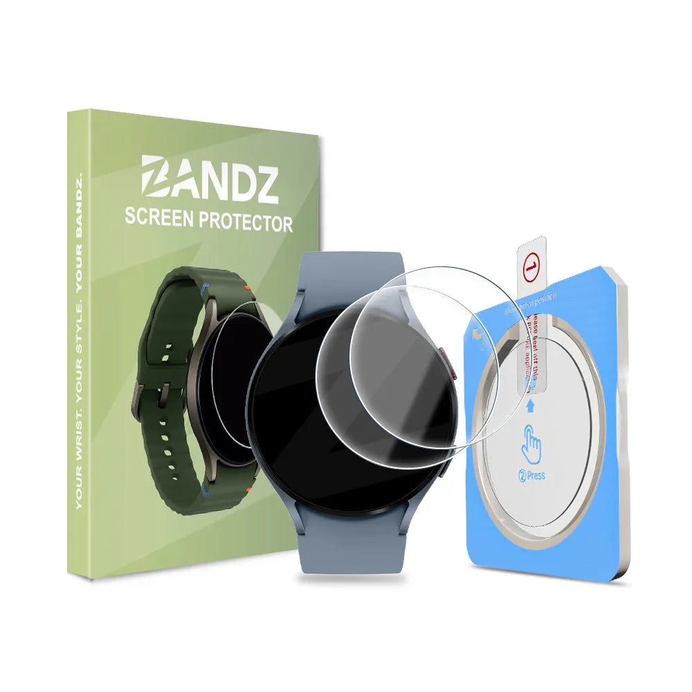 Bandz Samsung Galaxy Watch 5 - 44mm screenprotector met One-Click tool