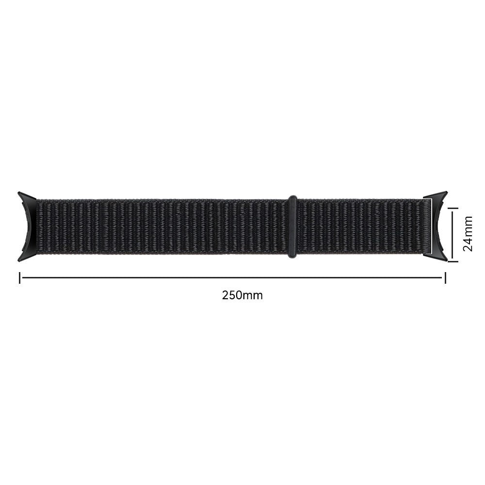 Google Pixel Watch 4 - 45mm nylon bandje (legergroen)