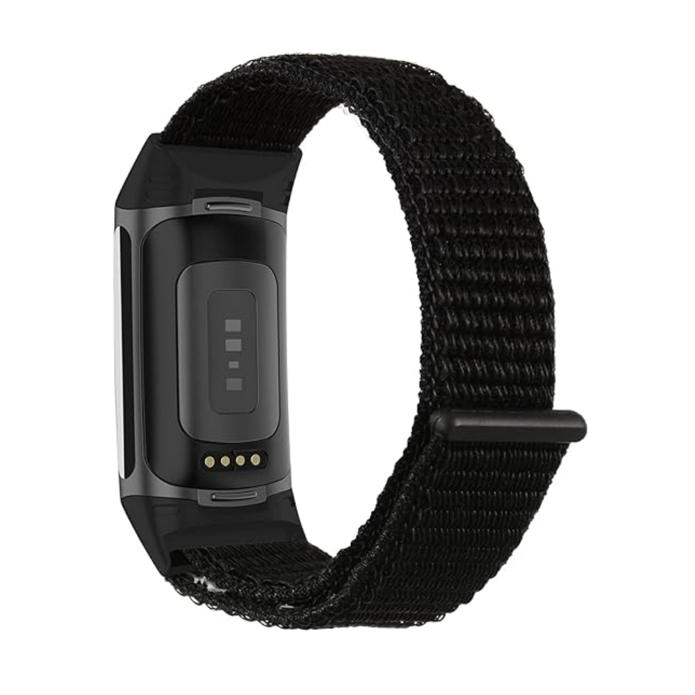 Fitbit Charge 6 Nylon Strap (Black)