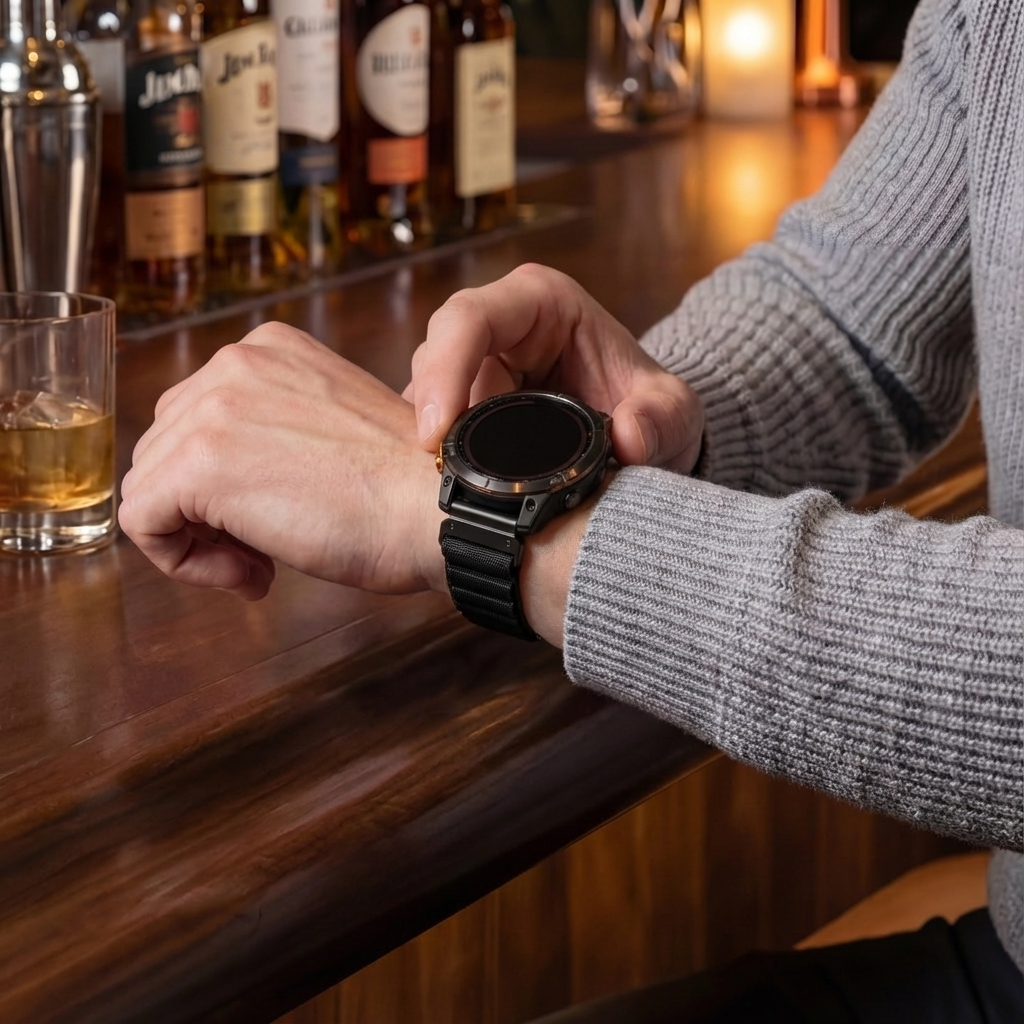 Correa Alpine Garmin Approach S70 - 47mm (negro)