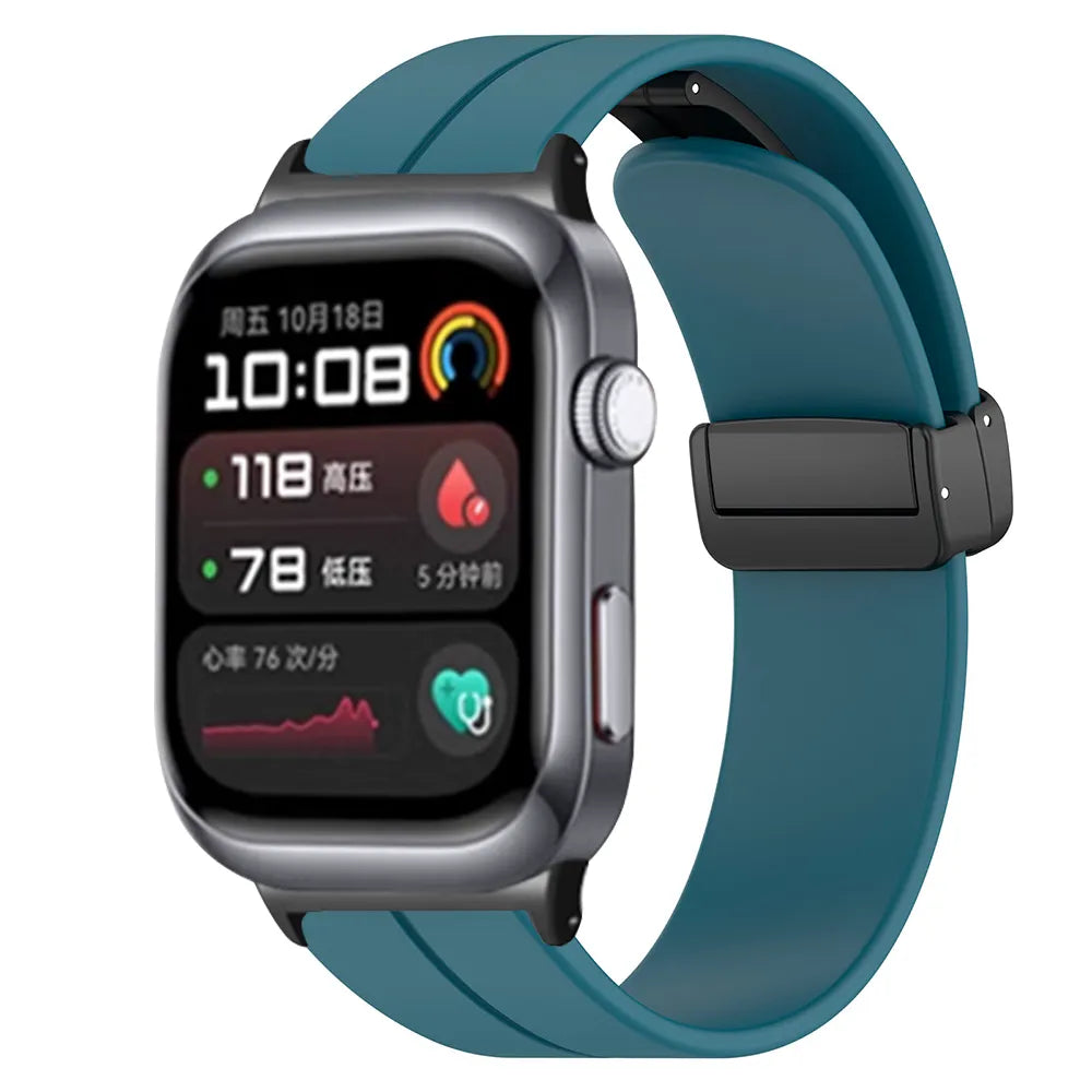 Correa silicona con hebilla D Huawei Watch D2 (gris-azul)