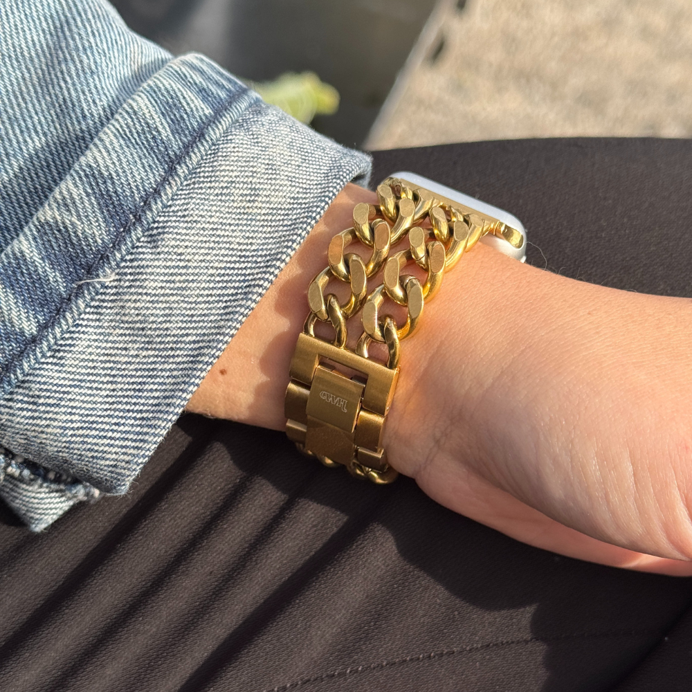 xoxo Wildhearts Apple Watch Steel Strap - Chain strap (Gold) - 38/40/41/42mm