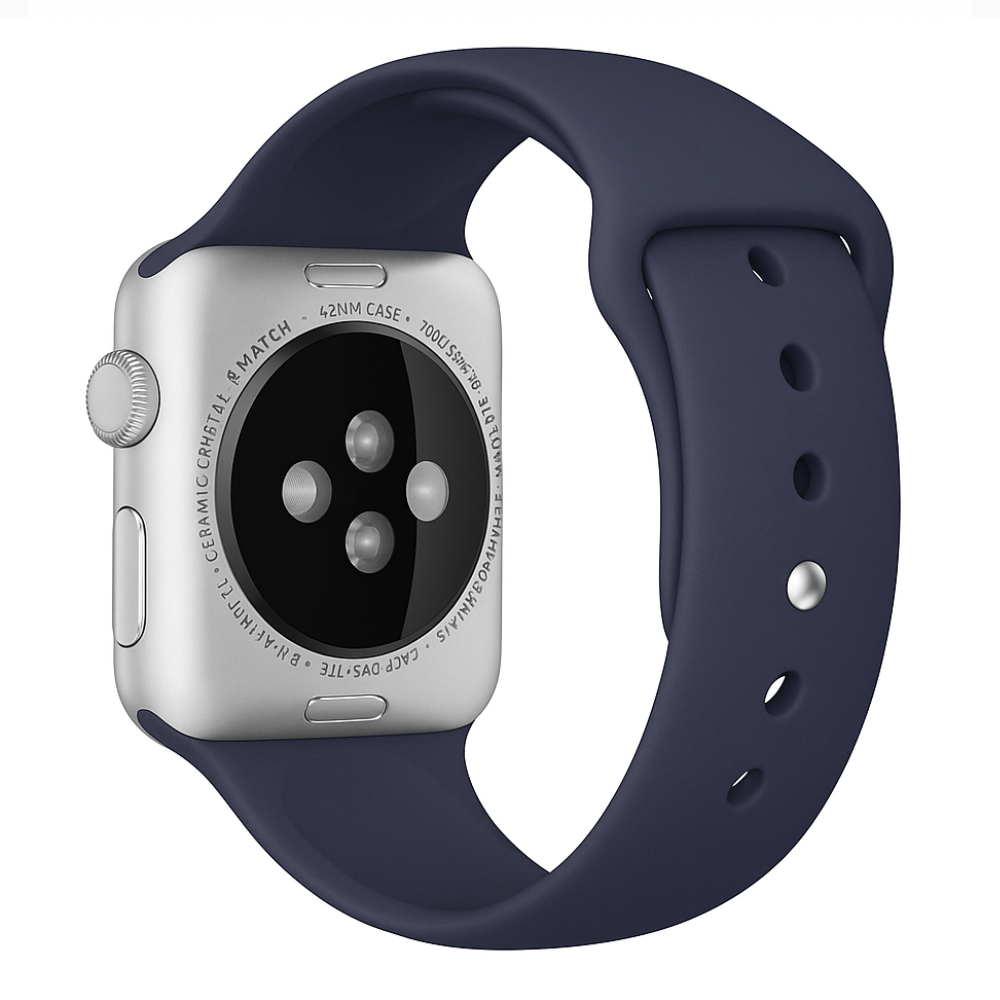 Apple Watch Silicone Strap (Blue)