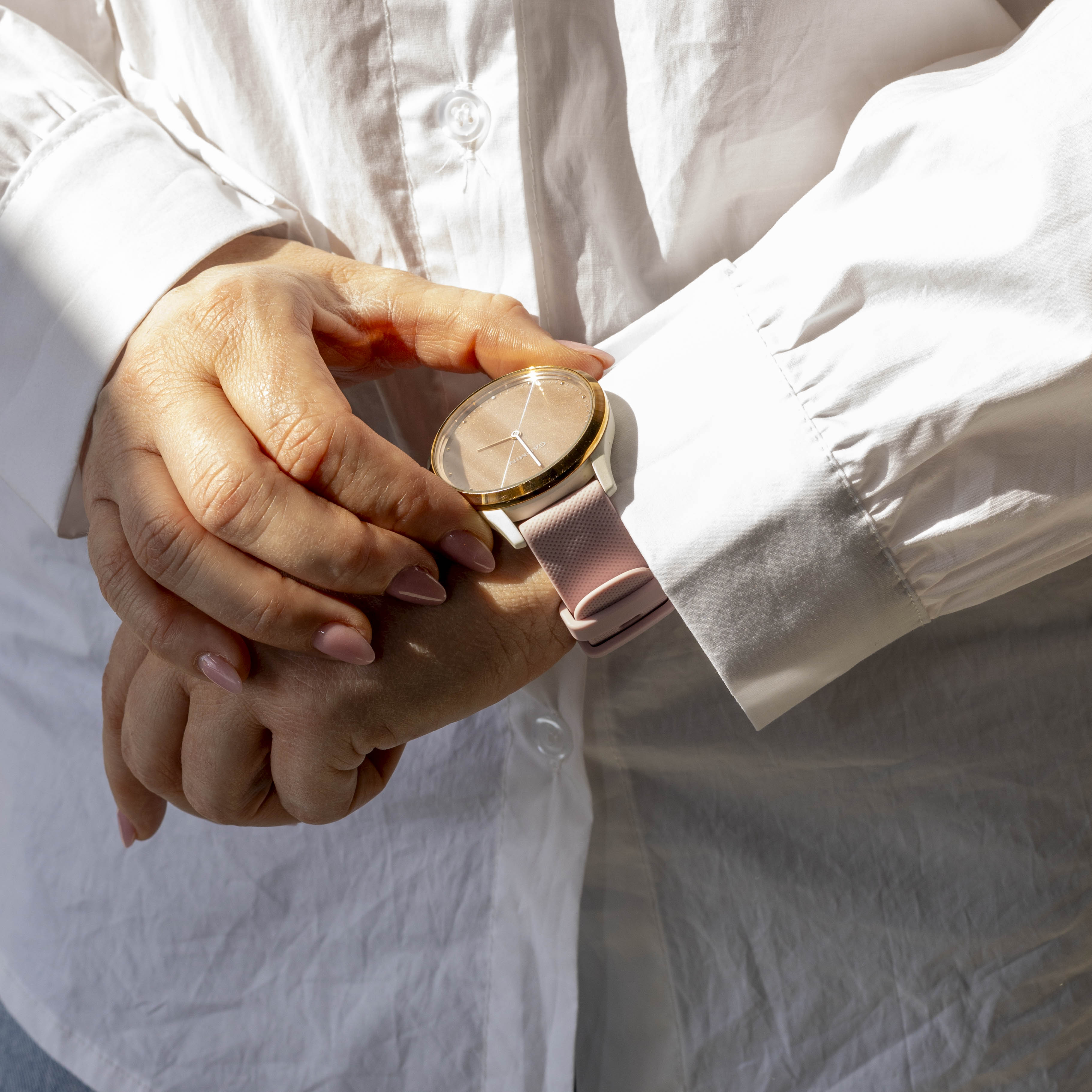 Polar Ignite Premium Silicone Strap (Soft Pink)