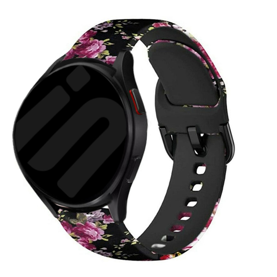 Pink Flower Amazfit Active 2 Armband