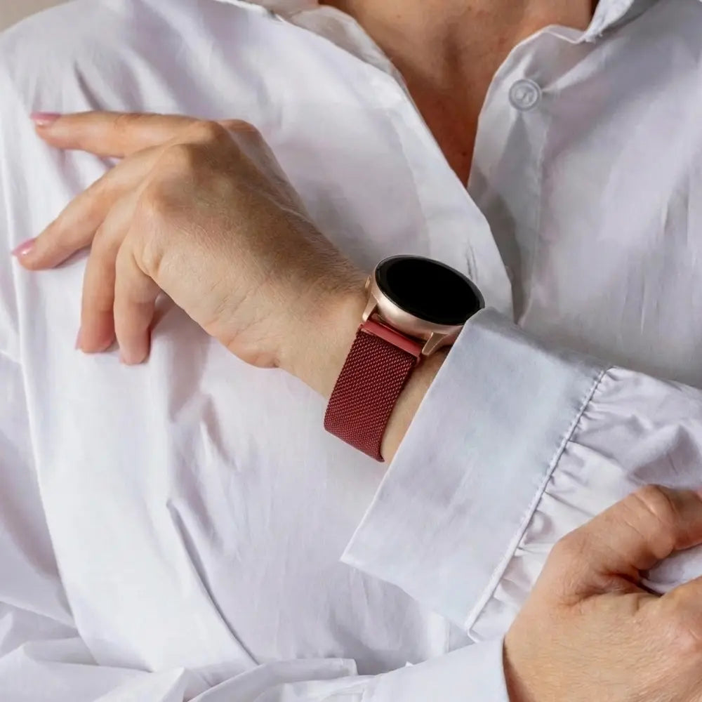 Samsung Galaxy Watch Milanese band 42mm (rood)