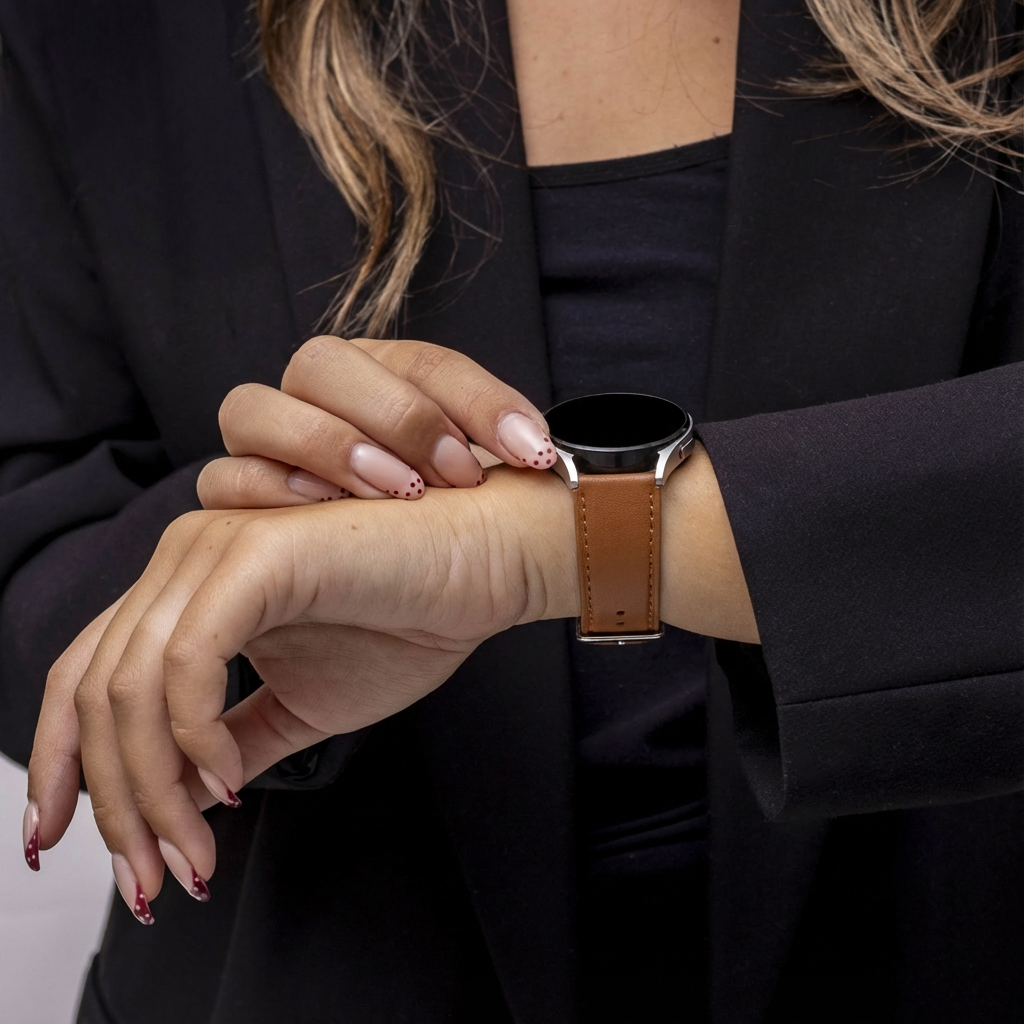 Correa cuero moderna Suunto Vertical (marrón)