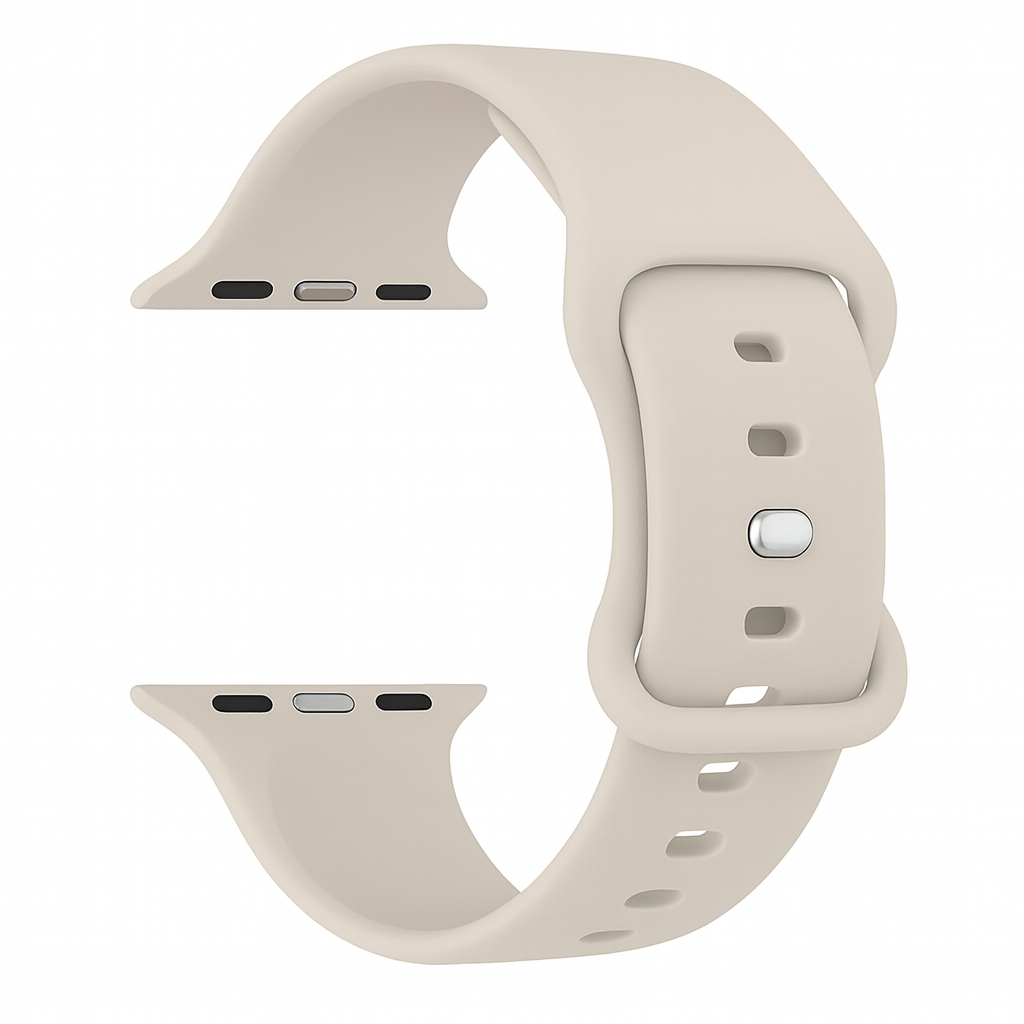 Apple Watch Silicone Strap (Starlight)