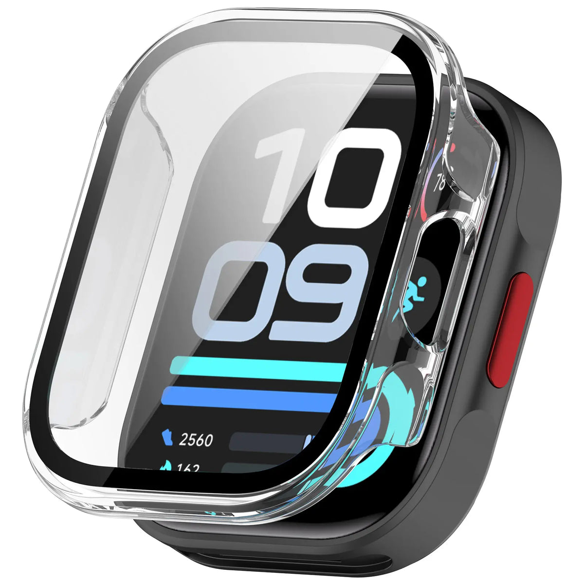 Redmi Watch 6 Lite PC-Schutzhülle mit Glas (Transparent)