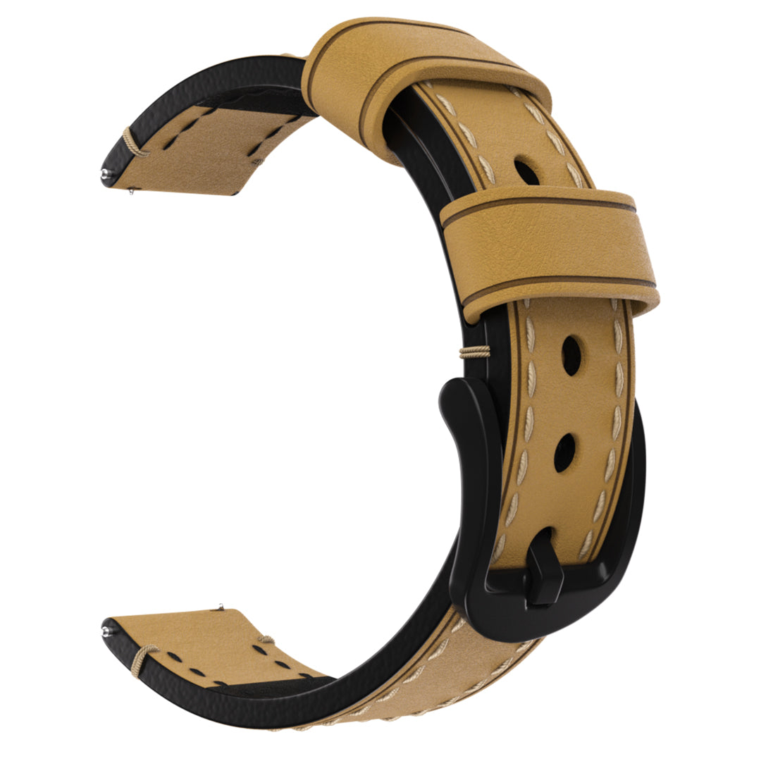 Uhrenamband 18mm Leder - Schnellverschluss (Braun)