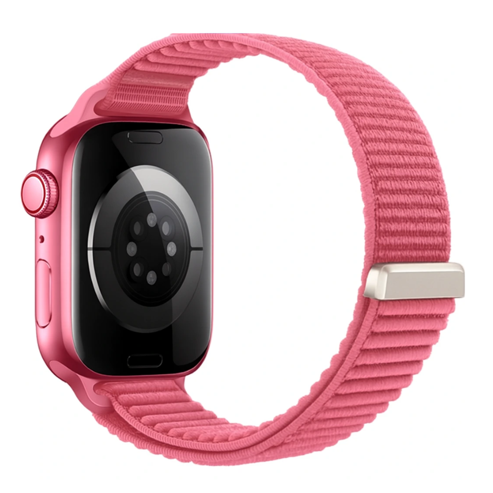 Strap-it Apple Watch Wave Nylonarmband (Wassermelone)