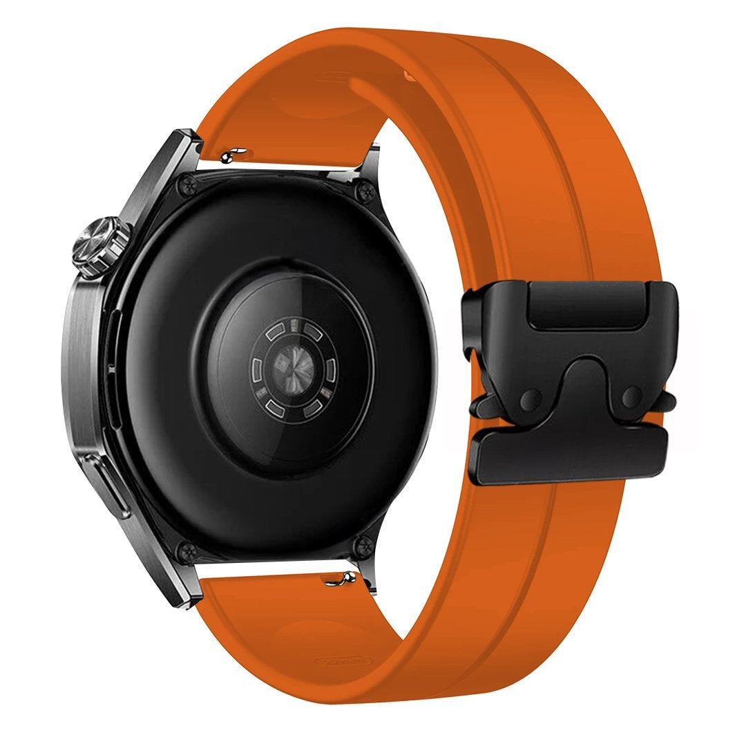 Huawei Watch GT Runner Silikonarmband mit P-Schnalle (Orange)