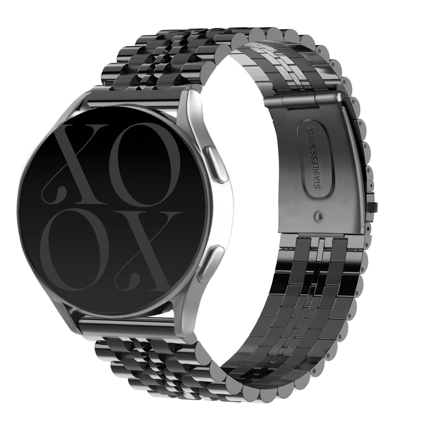xoxo Wildhearts Samsung Gear Sport Stahlarmband (Schwarz)