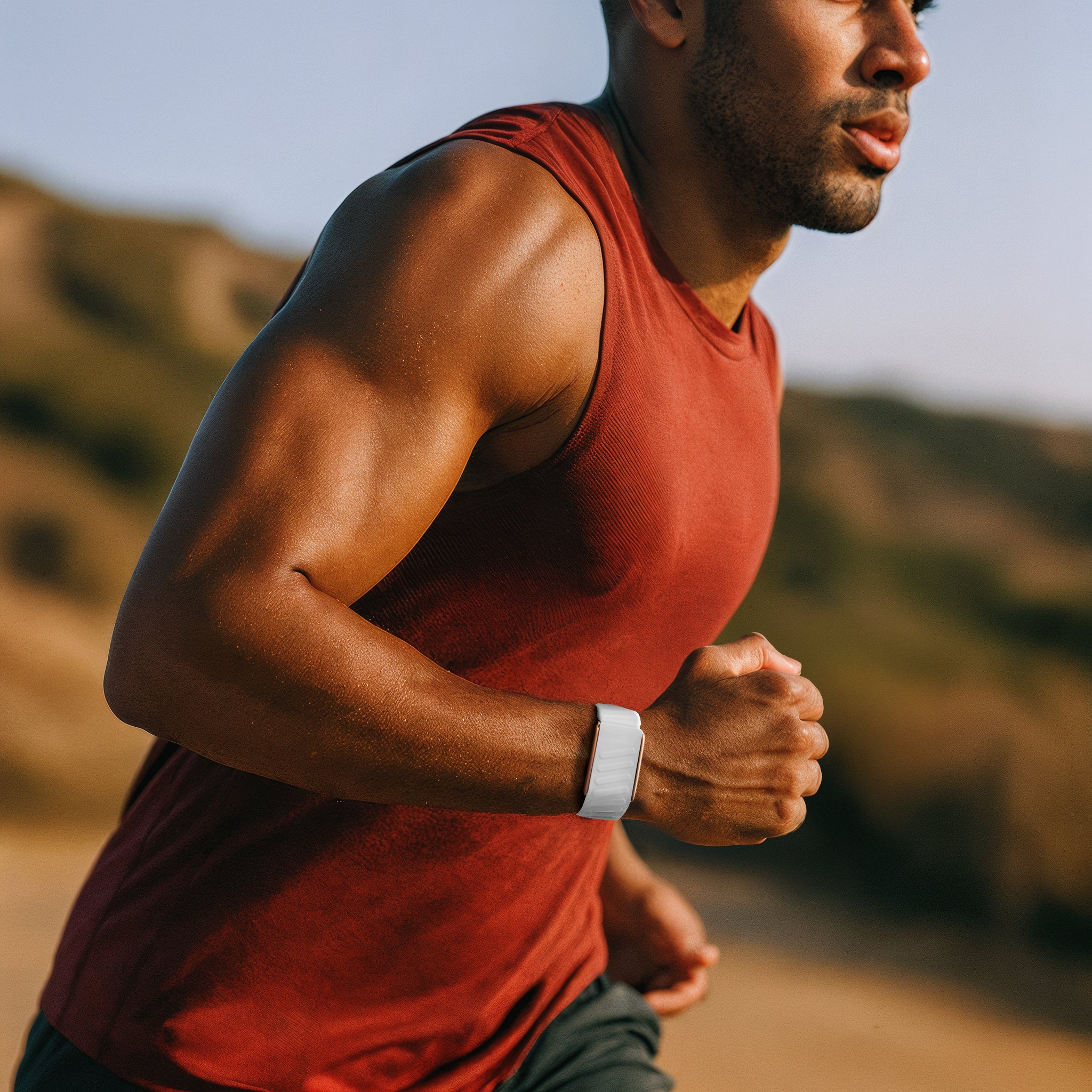 Whoop MG Sport Armband (Hell Grau/Schwarz)