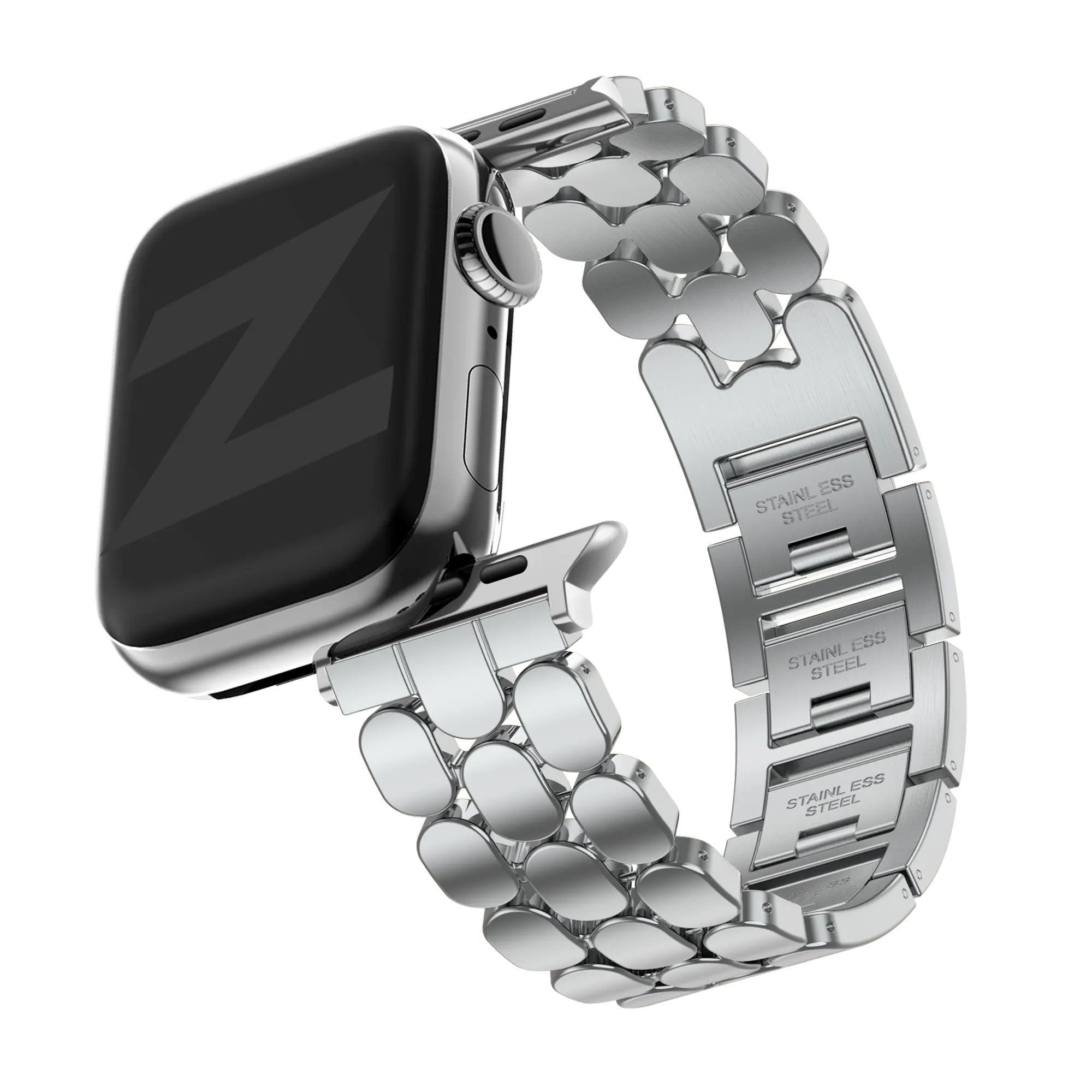 Bandz Correa acero 'Oval' Apple Watch (plata)