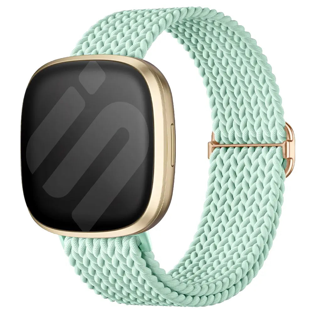 Nylon Adjustable Woven Strap, aqua