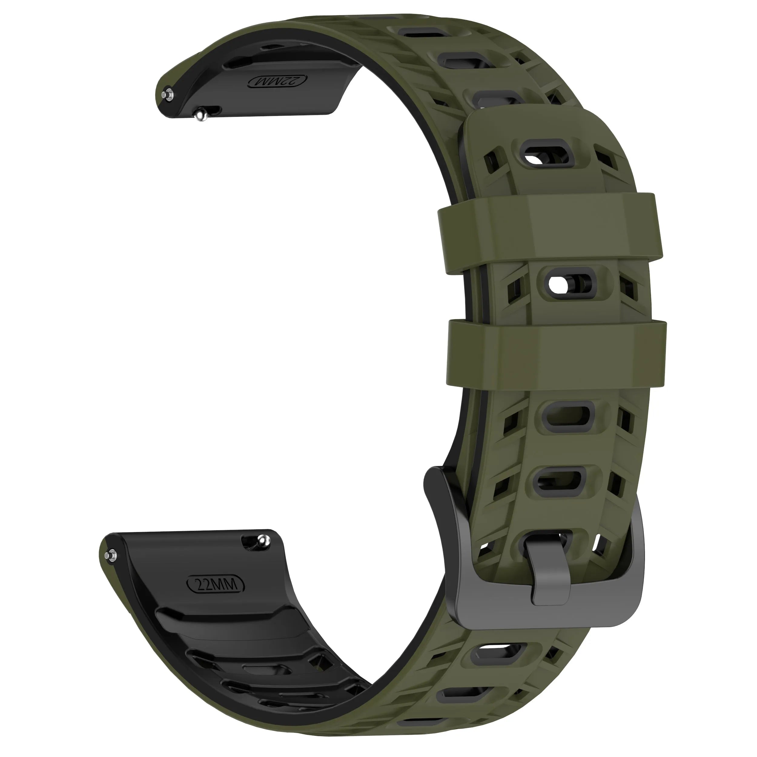 Coros Apex 2 Pro Mecha Sport Strap (Green/Black)