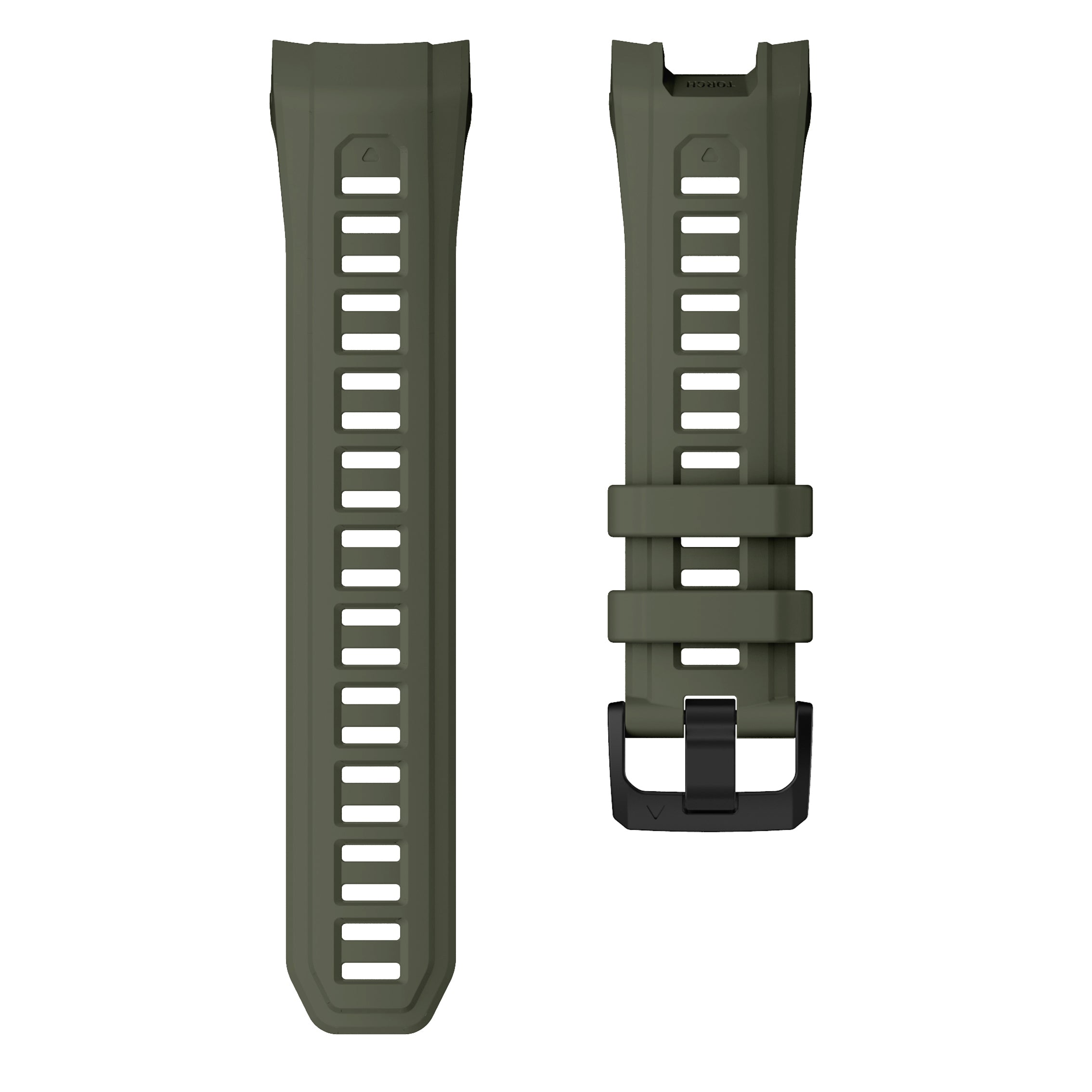 Garmin Instinct 3 - 50mm Silicone Strap 'Perfect Fit' (Army Green)