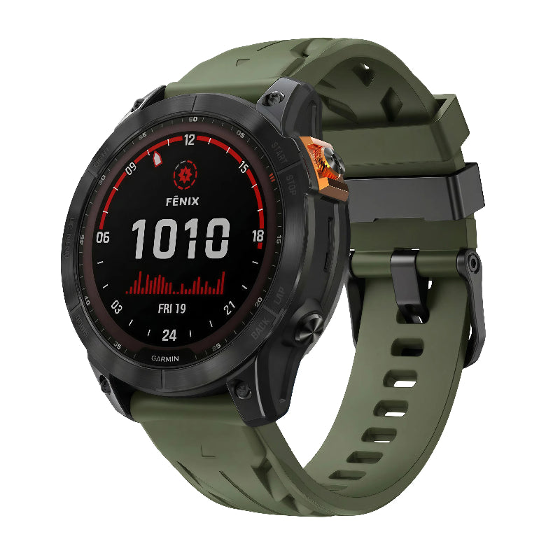 Garmin Forerunner 955 Race Silikonarmband (Armeegrün)