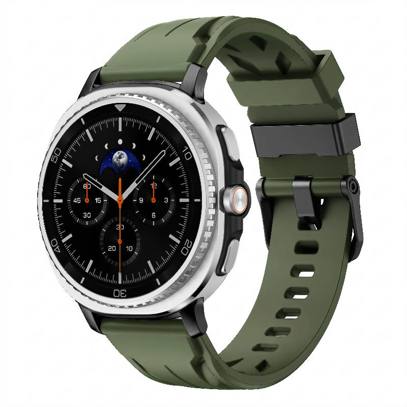 galaxy watch 8 race silicone band green