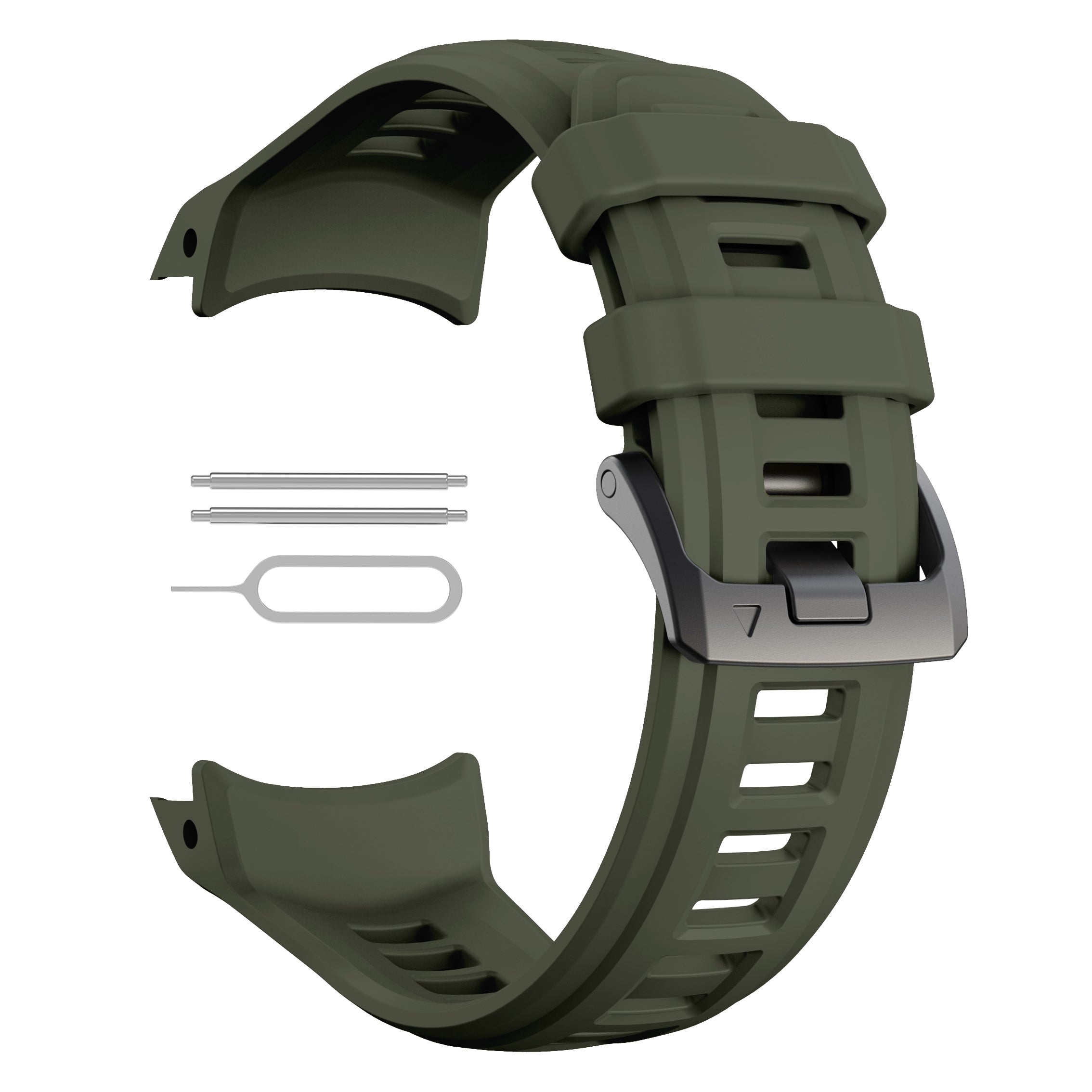 Garmin Instinct 3 - 50mm Silikonarmband 'Perfect Fit' (Armeegrün)