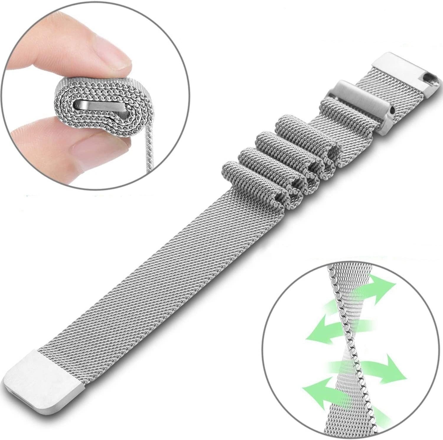 Correa milanesa OnePlus Watch 3 - 43mm (plateado)