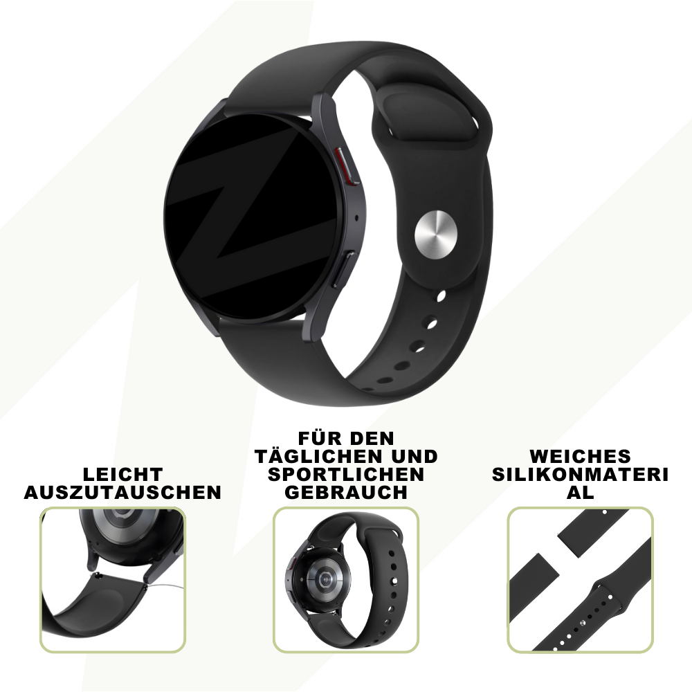 Bandz Coros Apex 42mm Sport Strap 'Deluxe' (Black)