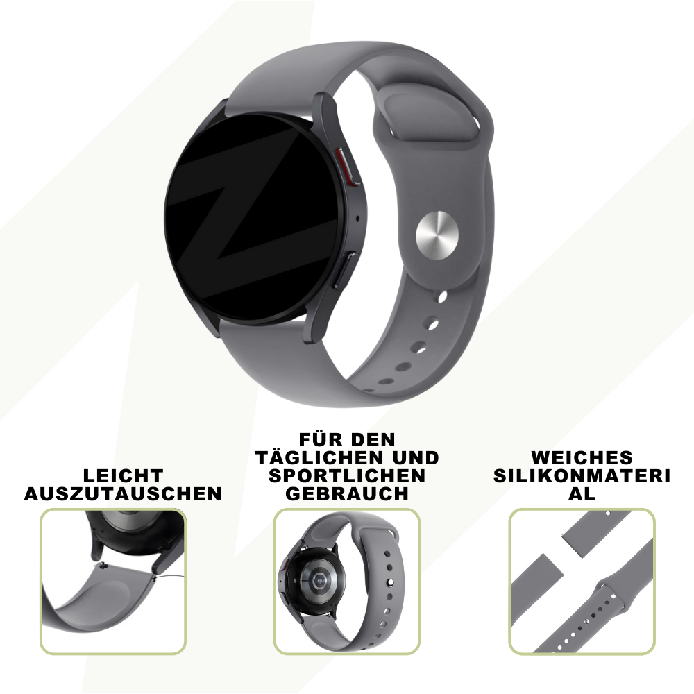 Bandz Coros Apex 42mm Sport Strap 'Deluxe' (Grey)