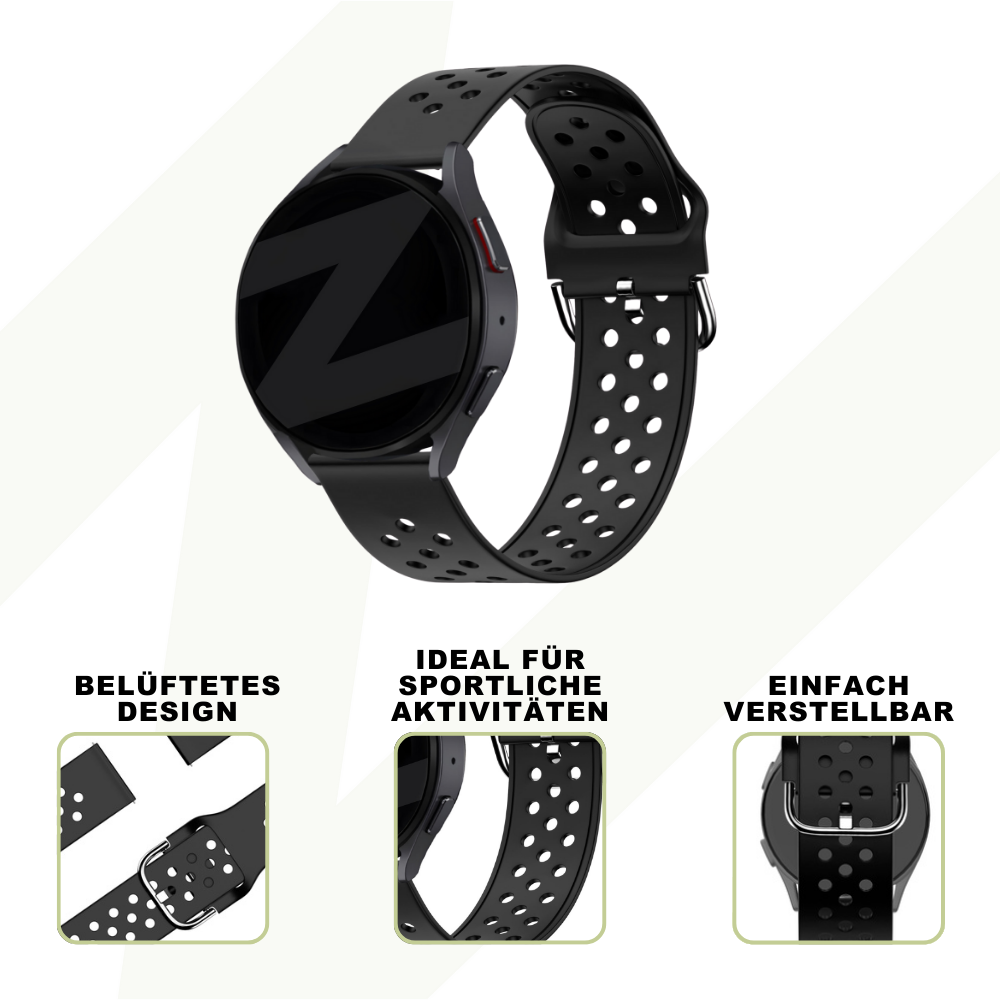 Bandz Coros Apex 42mm Sport Strap 'Air' (Black)