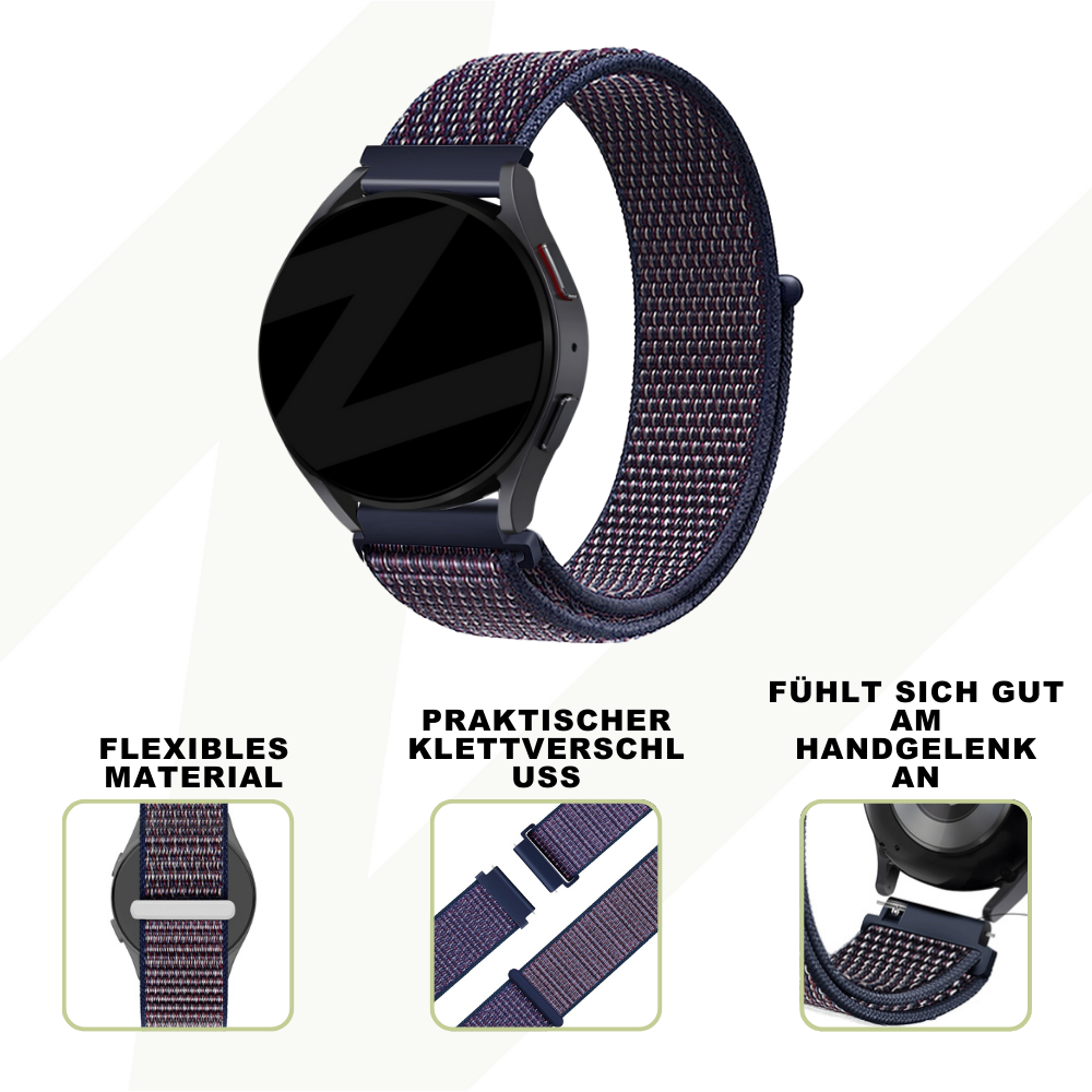 Bandz Coros Pace 2 Nylon Loop Strap (Indigo)