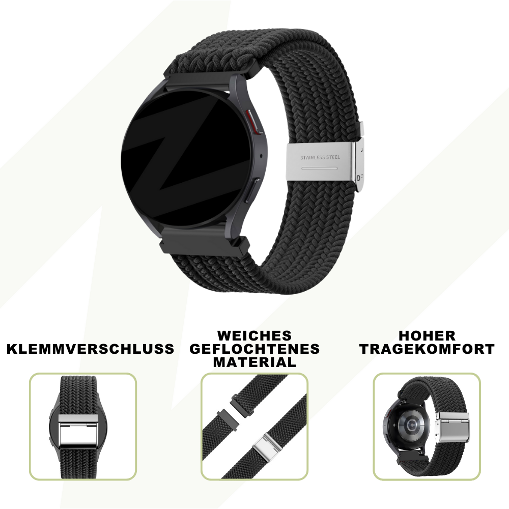 Bandz Correa nylon tejida Coros Apex 2 (negro)